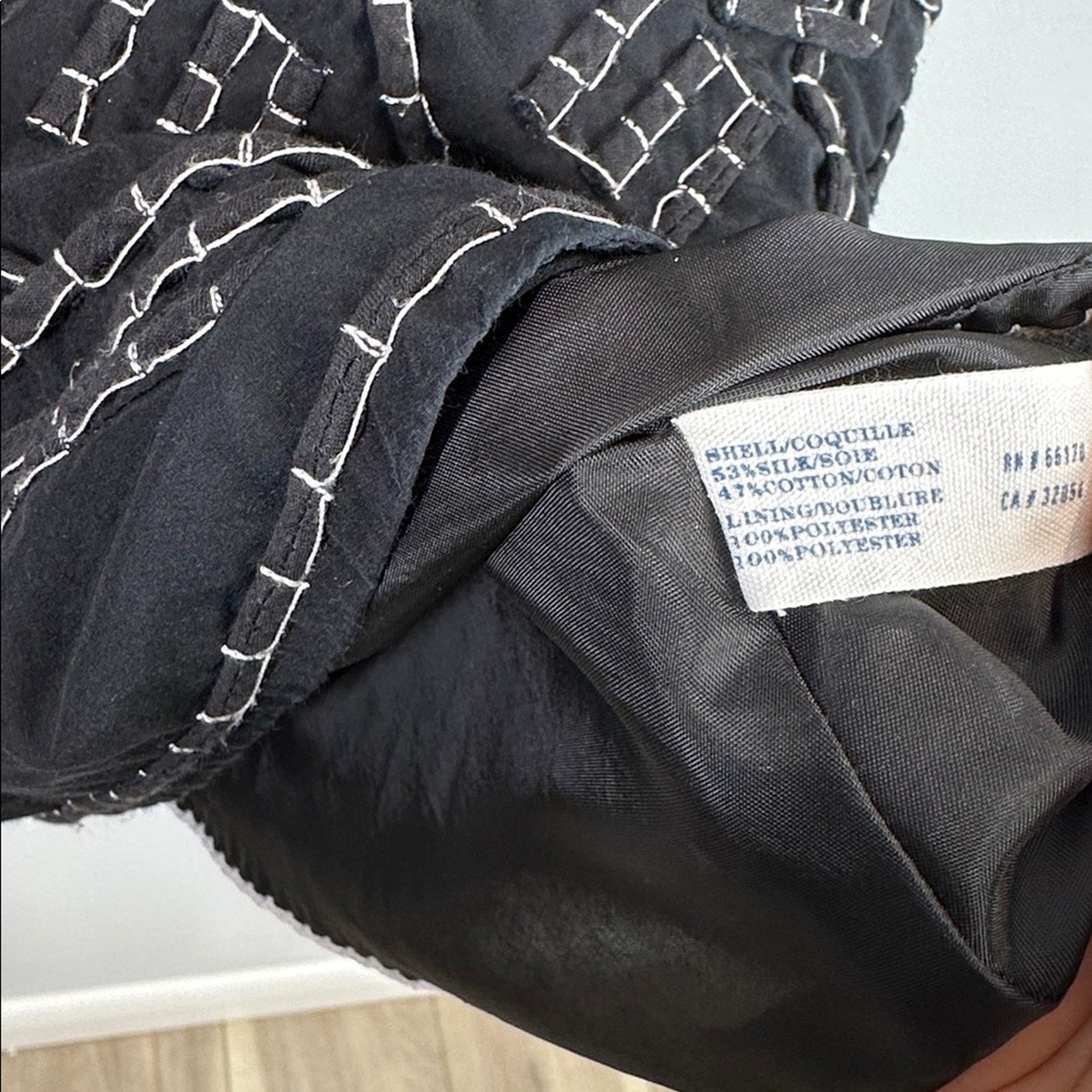 Anthropologie Leifsdottir quilted geometric fit and flare dress size 6